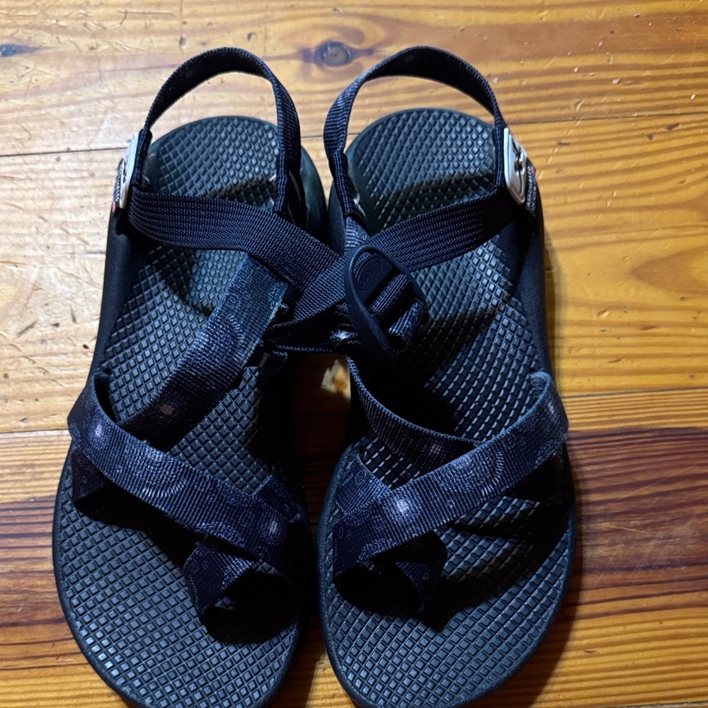 Navy Blue with Design Women’s Chaco Outdoor Sandals